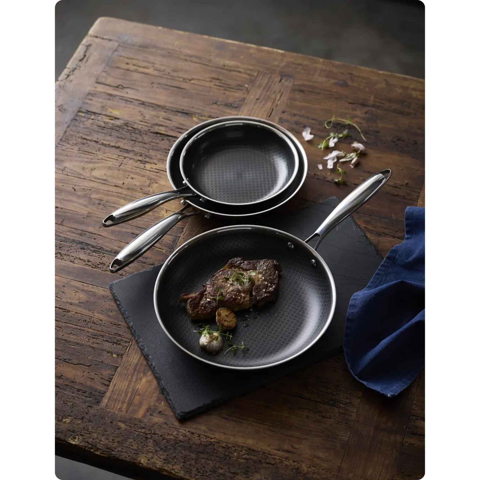 HOLM Stegepandesæt 3 dele, Hybrid